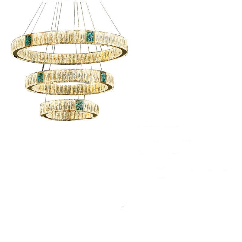 Radiant Elegance Crystal LED Chandelier