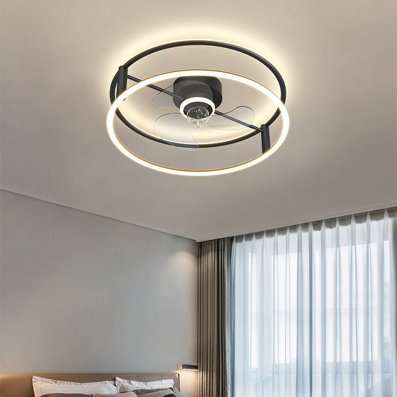 Modern Aesthetic Ceiling Electric Fan Lamp