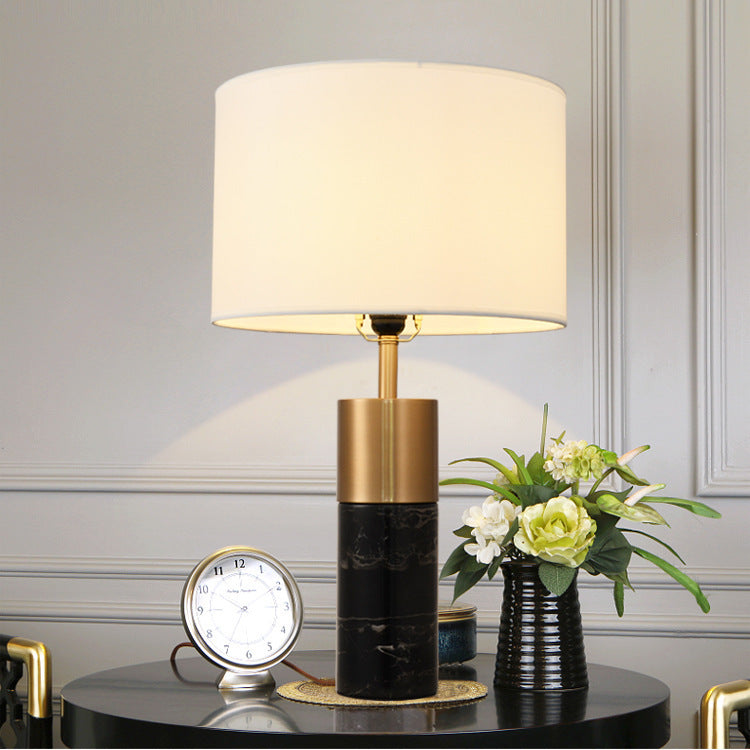Luxe Marble Hardware Table Lamp