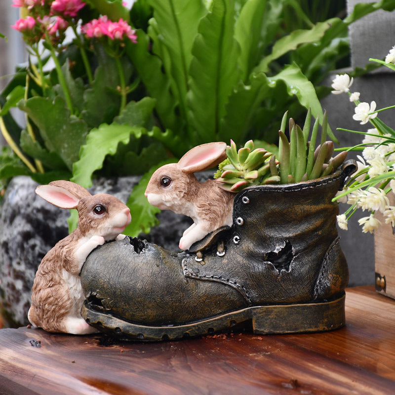 Planter Rabbit Boots