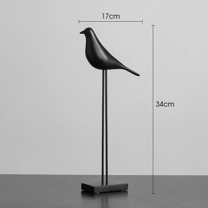 Stylish Tabletop Bird-Shaped Ornament