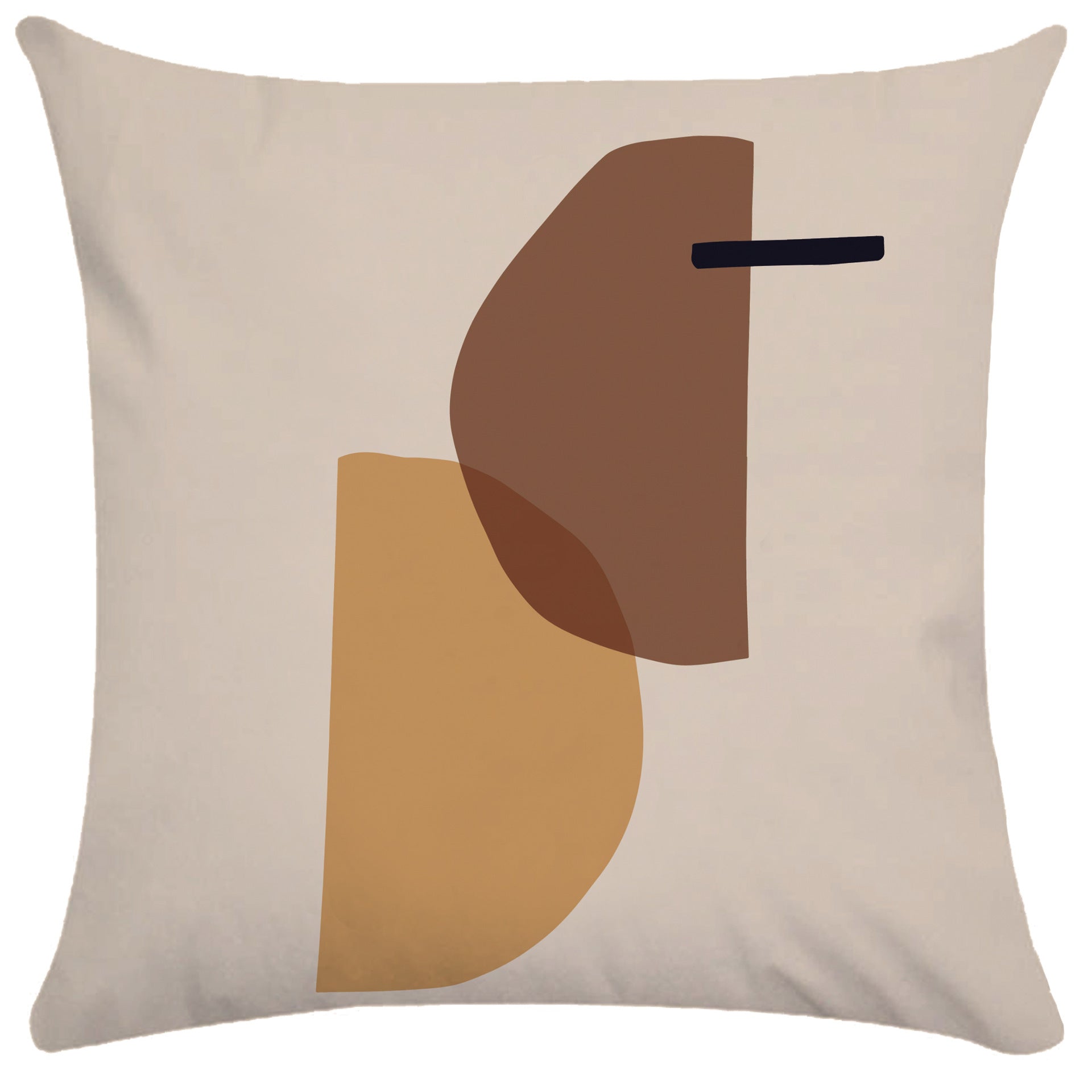 Pillowcase With A Geometric Abstract Design