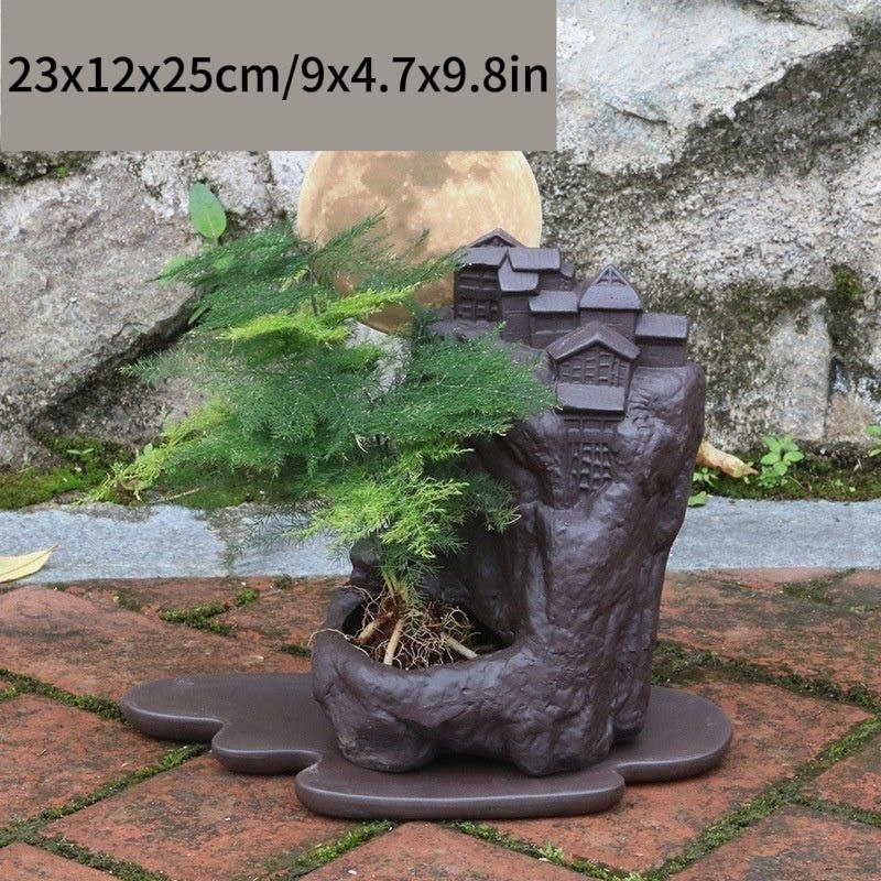 Heavenly Harmony handmade ceramic outdoor flower pots collection