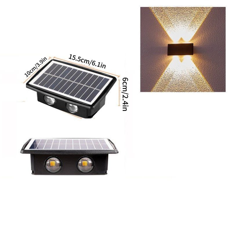 Exquisite solar powered wall light