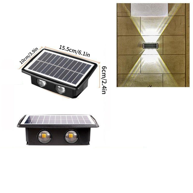 Exquisite solar powered wall light