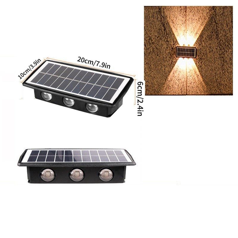 Exquisite solar powered wall light