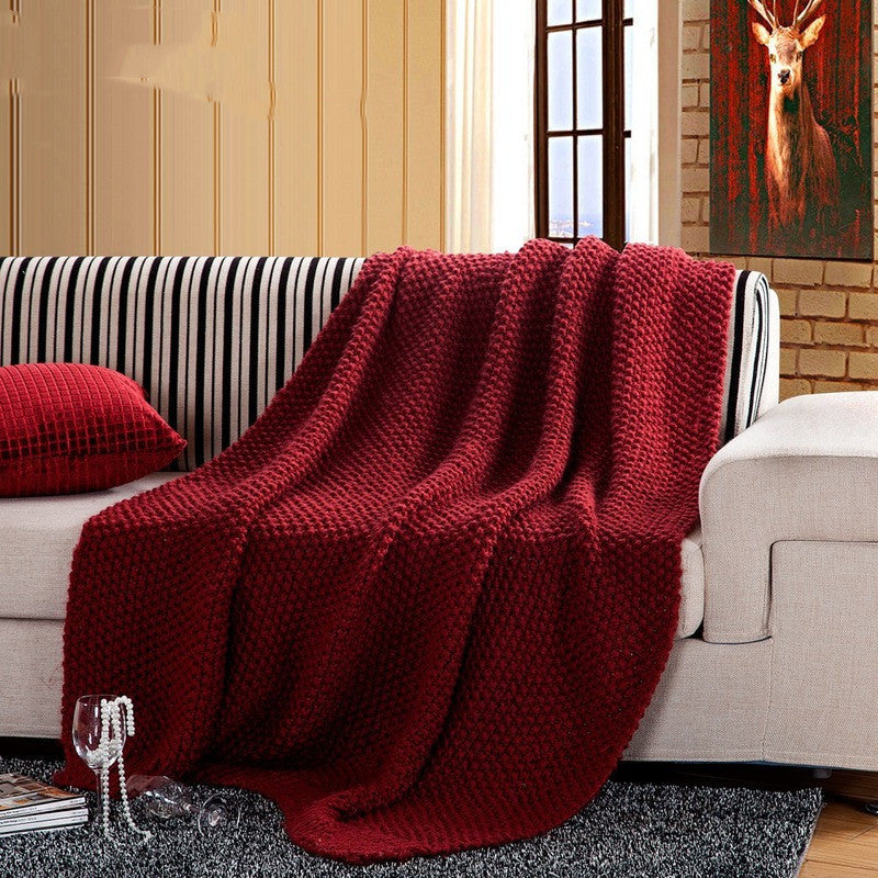 Home Fashion Textile Handmade Shaggy Blanket