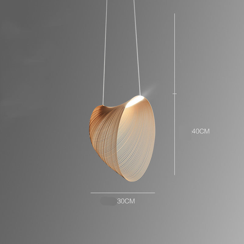 Natural Harmony Wooden LED Chandelier