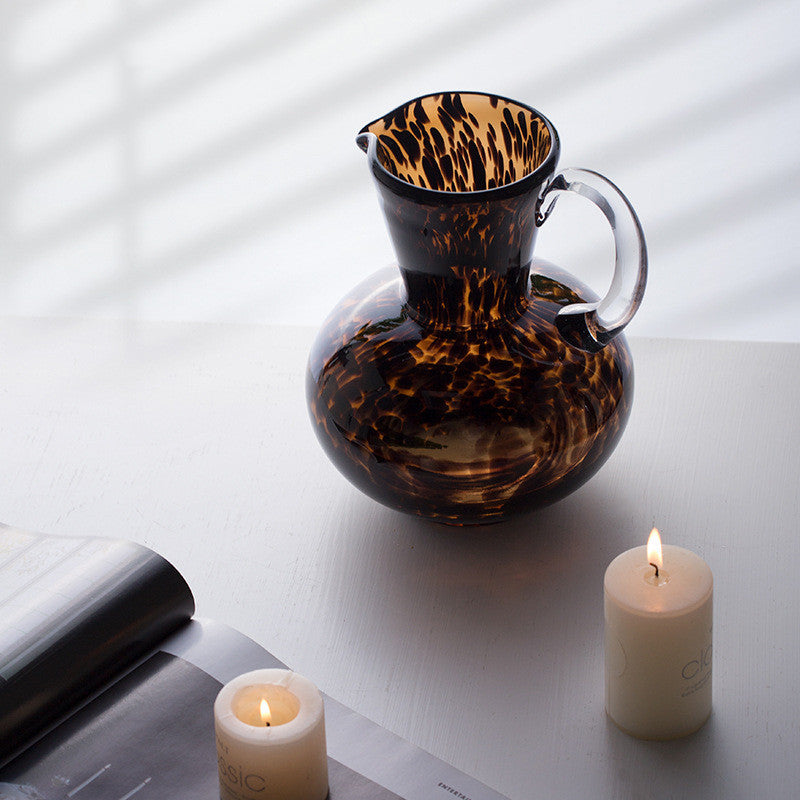 Tortoiseshell Glass Vase