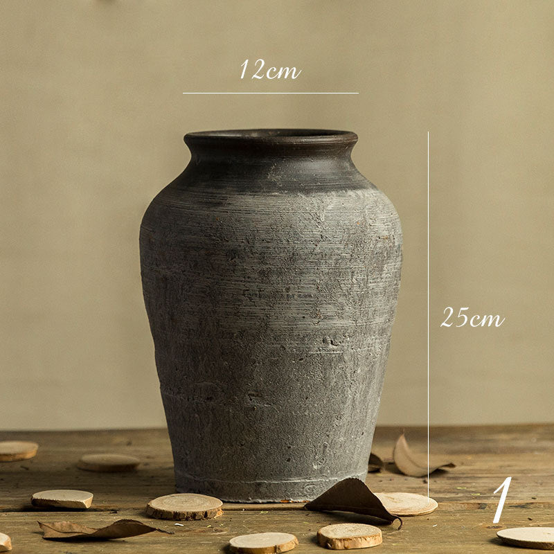 Rustic Elegance Terracotta Vase Collection