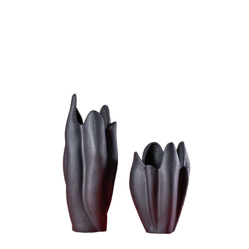 Black Vases