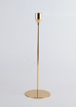 Gold Single Candle Holder