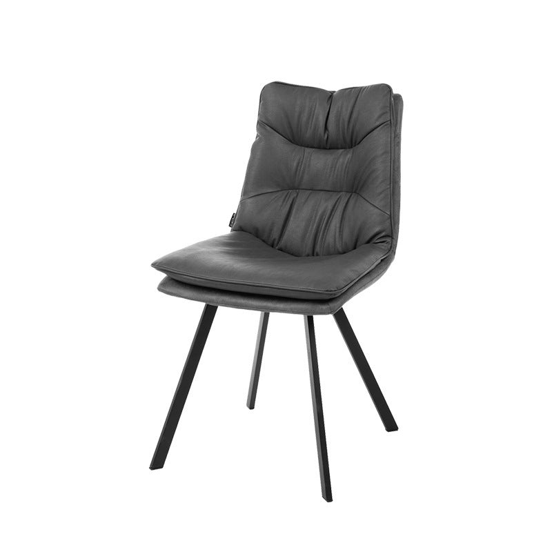 Nordic Luxe Eco-Leather Dining Chair