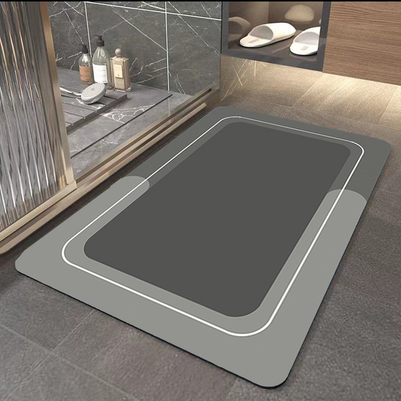 Gray Bathroom Mat