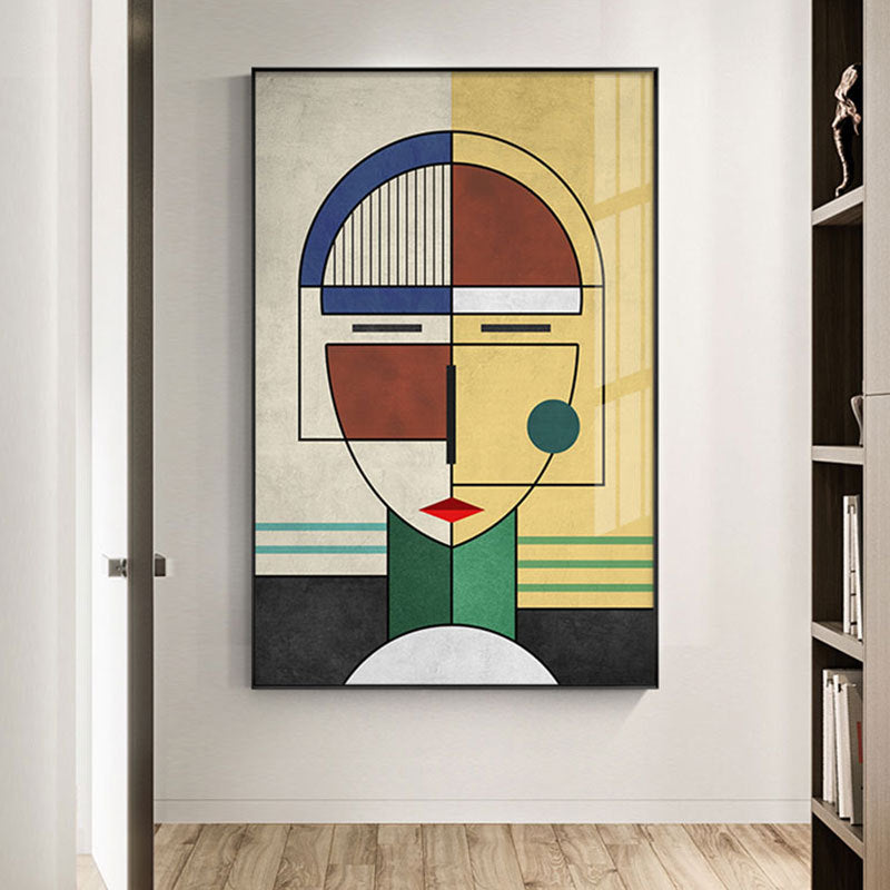 Modern Geometric Abstraction Canvas Art