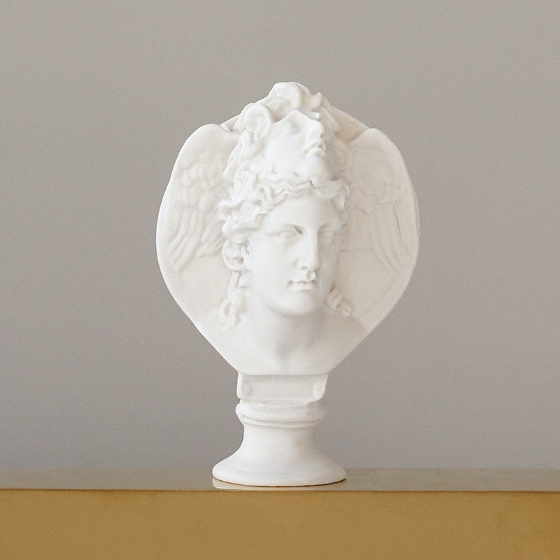 Mini Plaster Statue Decoration Sketch - Elegant Resin Character Model