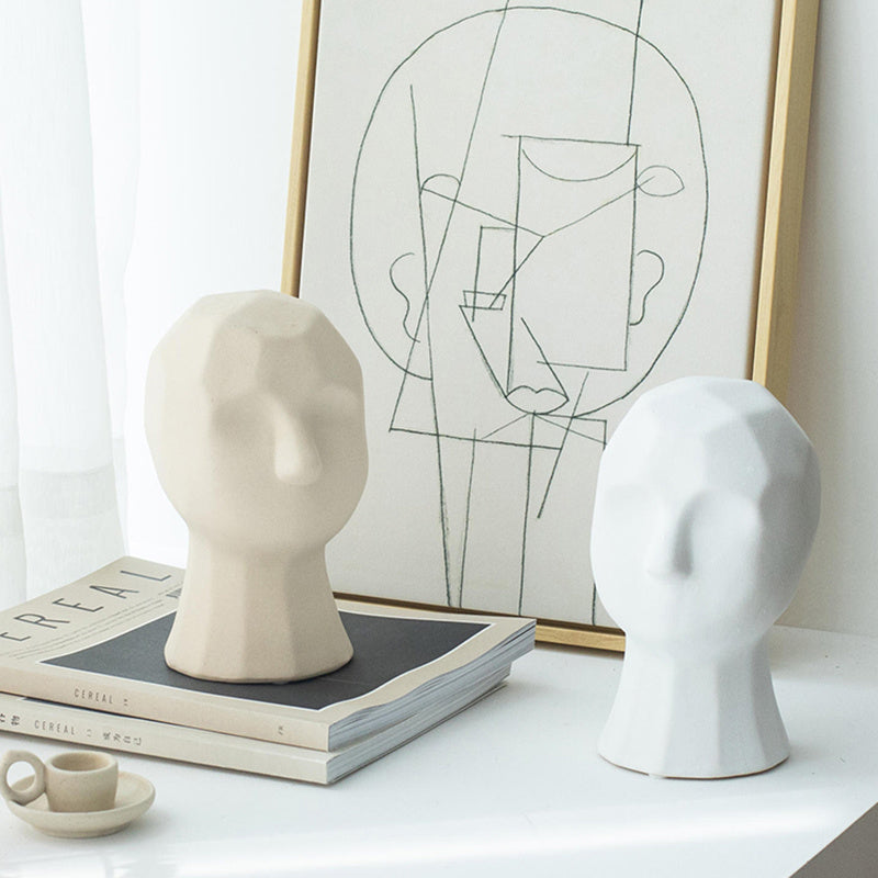 Nordic Style Ceramic Home Desktop Decoration - Simple and Modern Living Room Elegance