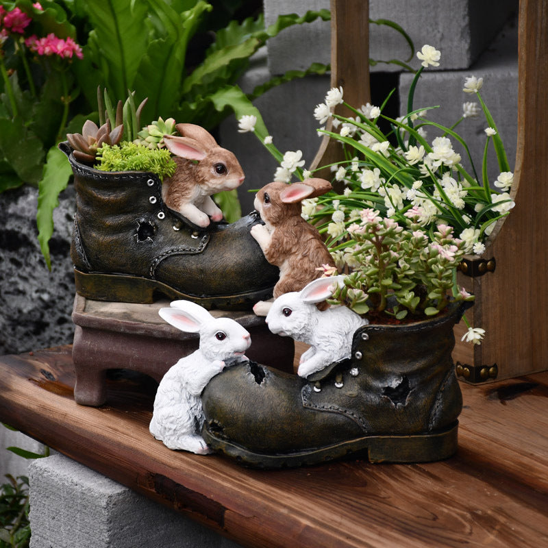 Planter Rabbit Boots