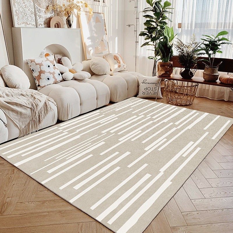 Striped Elegance Machine-Woven Floor Mat Collection