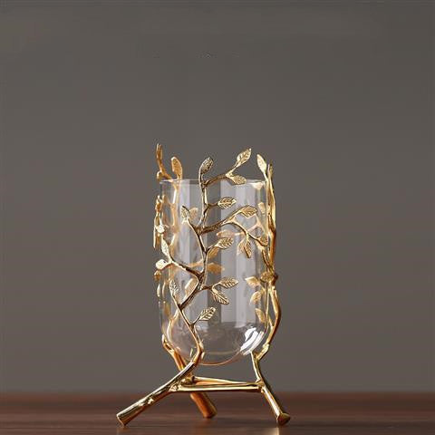 Modern Light Luxury Glass Vase Decoration Living Room