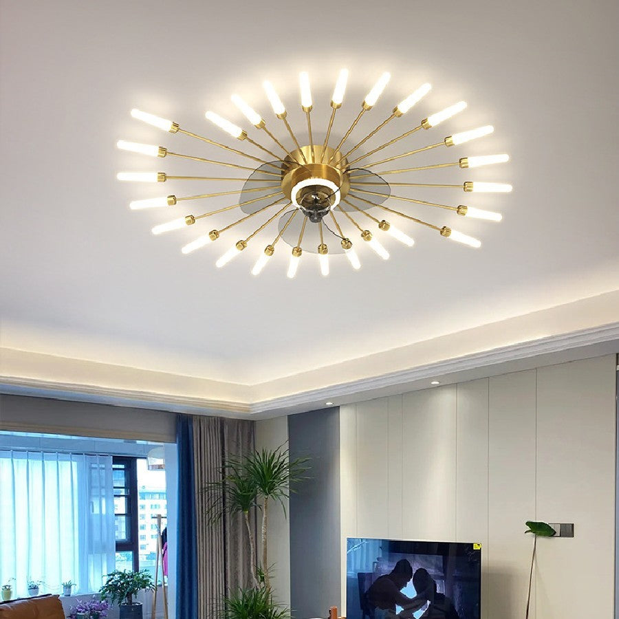 Stylish Aura LED Ceiling Fan Lamp