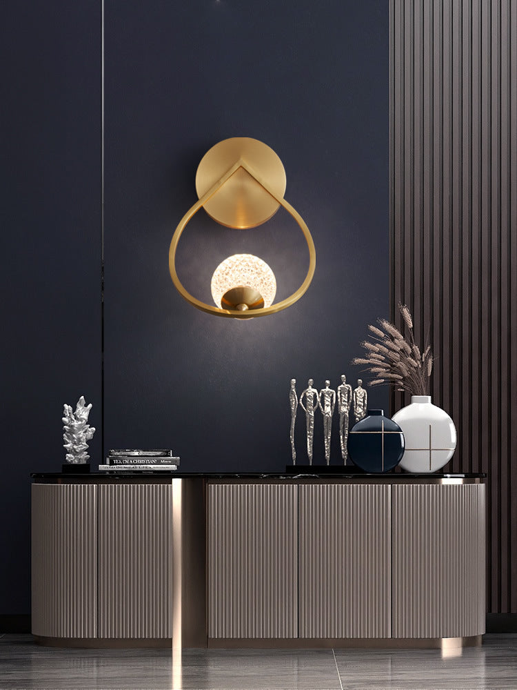 Light Luxury Copper Wall Lamp