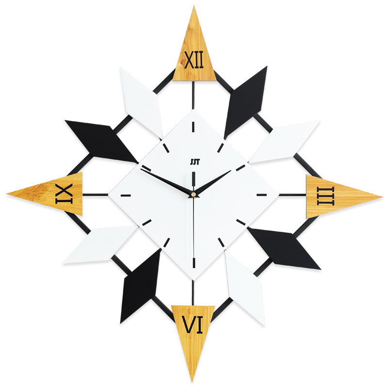 Large Diamond Wall Clock