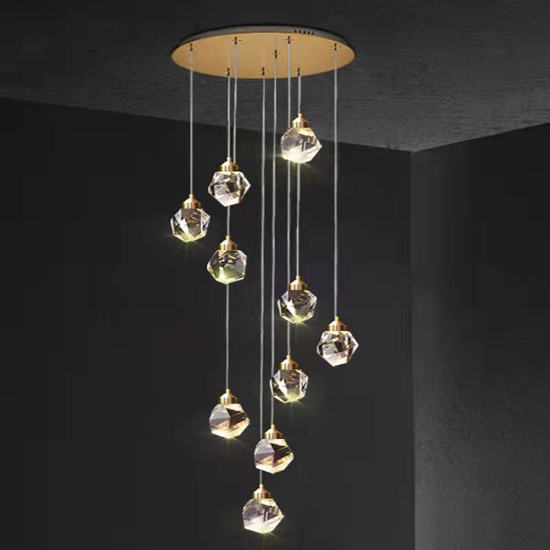 Luxe Crystal Elegance Pendant Chandelier