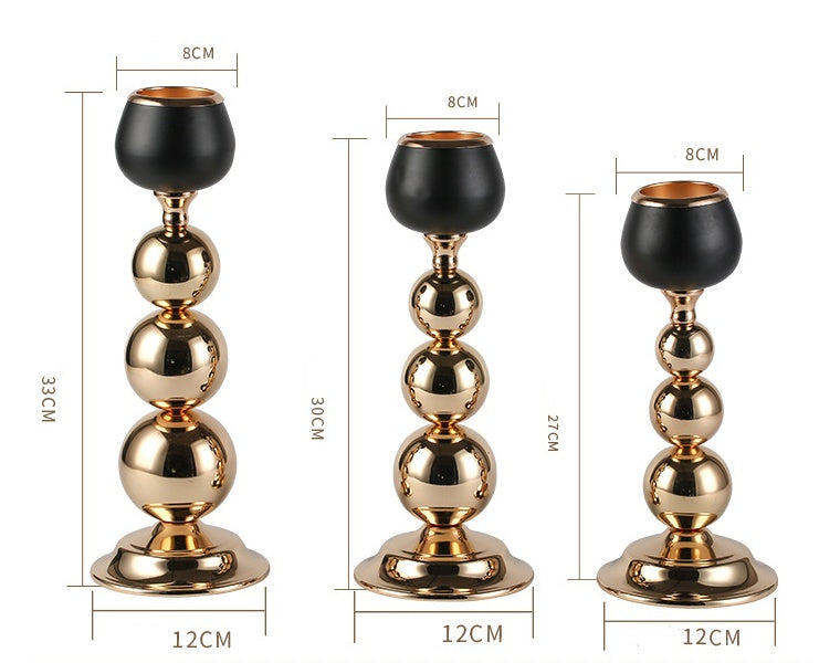 Premium Iron Plating Candle Electroplated  Collection