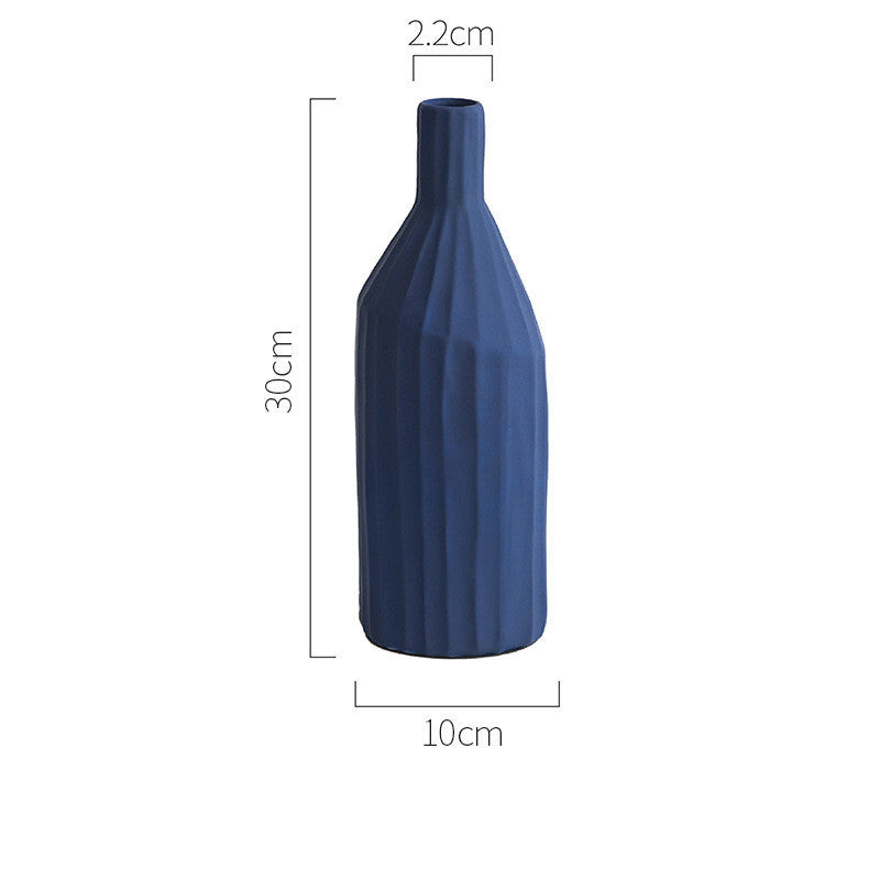 Blue Minimalist Vase