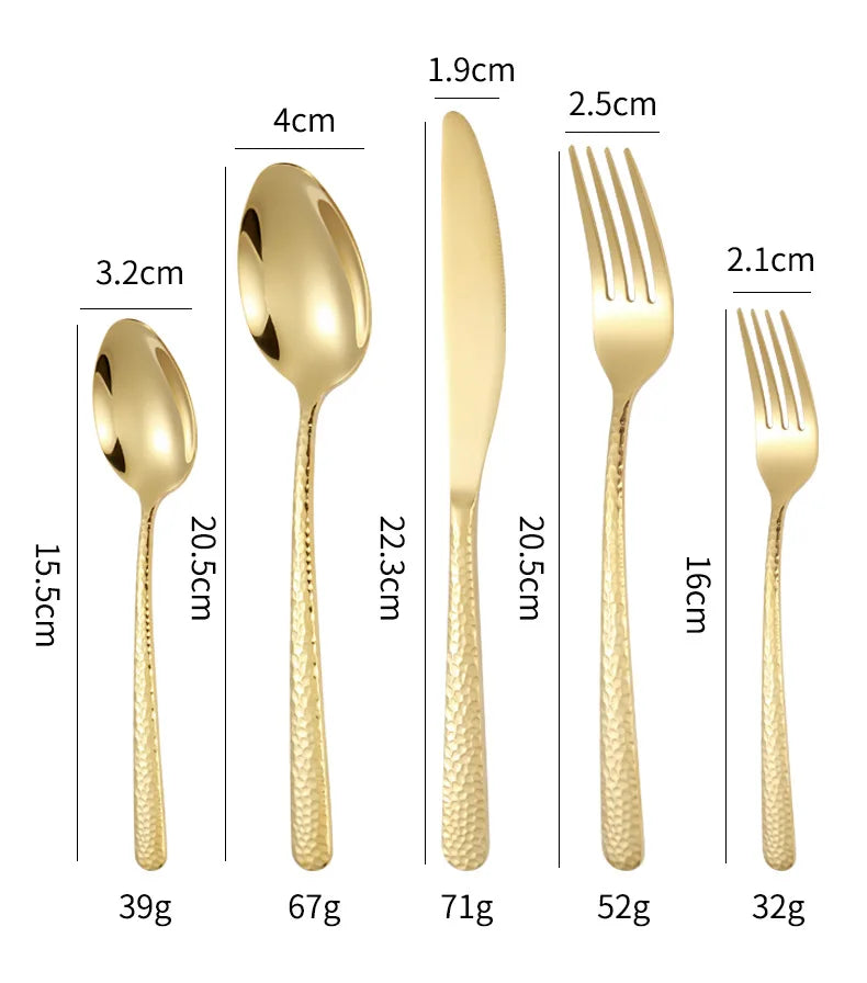 Luxurious Stainless Steel Cutlery Set