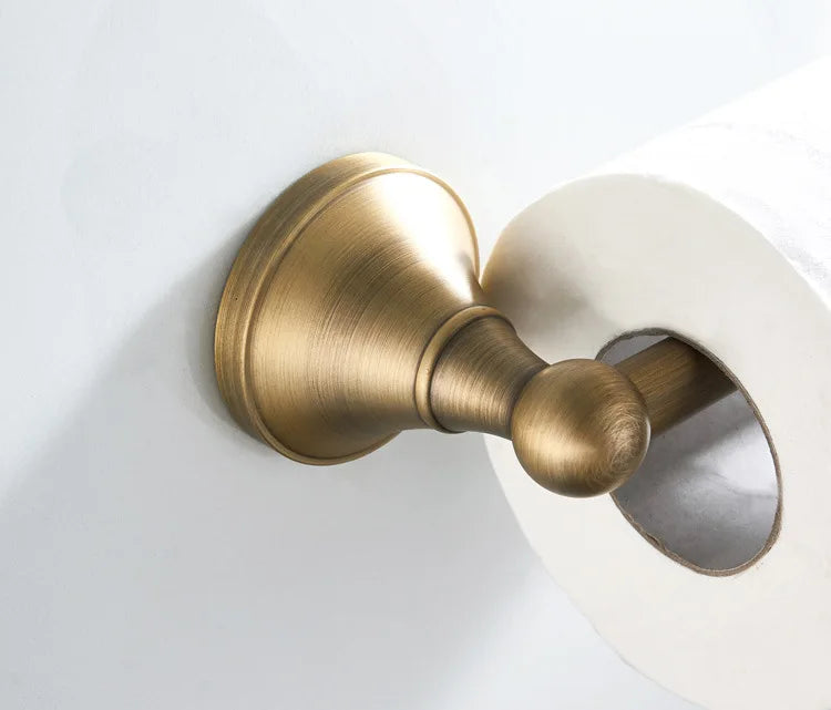 Elegant Brass Toilet Paper Holder