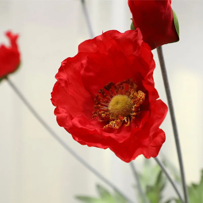 Charming Artificial Poppies to Decorate Your Vase