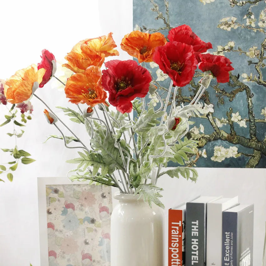 Charming Artificial Poppies