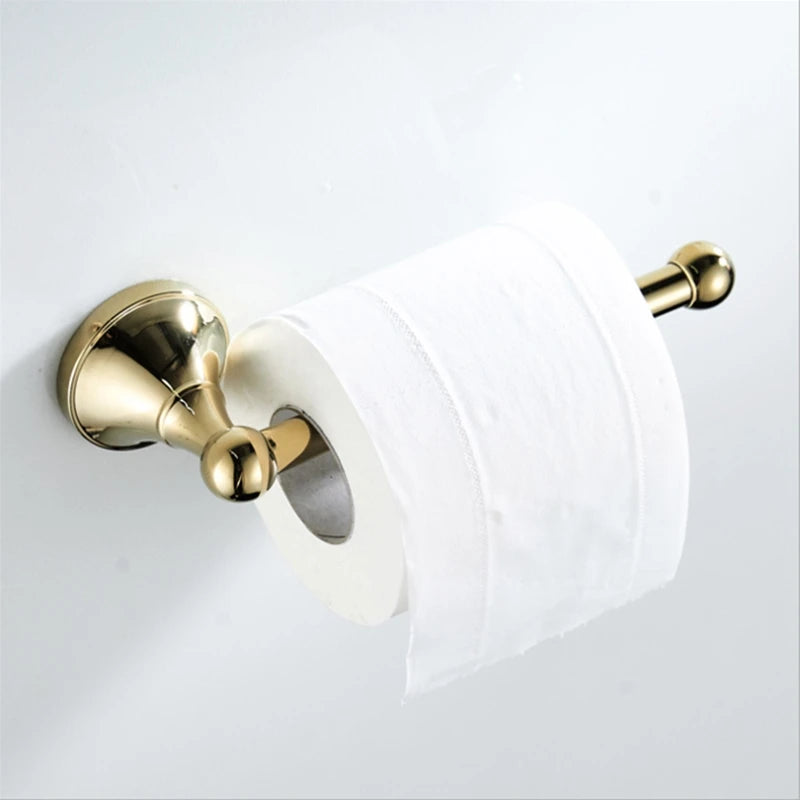 Elegant Brass Toilet Paper Holder