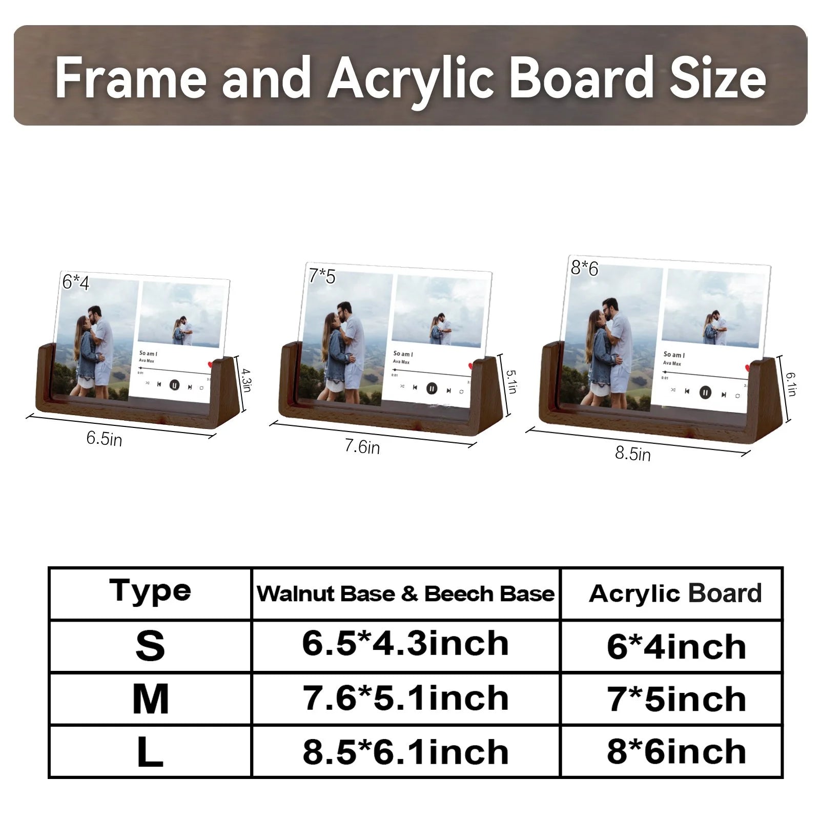 Classic Style Wooden Photo Frame