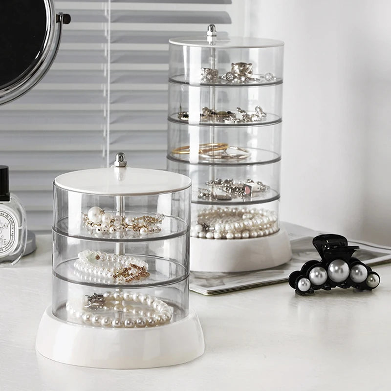 Practical Clear Jewelry Organizer for Hair Accessories