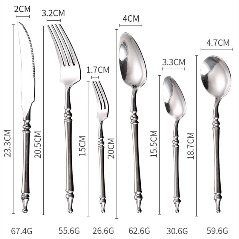 Aristocratic European-Style Cutlery