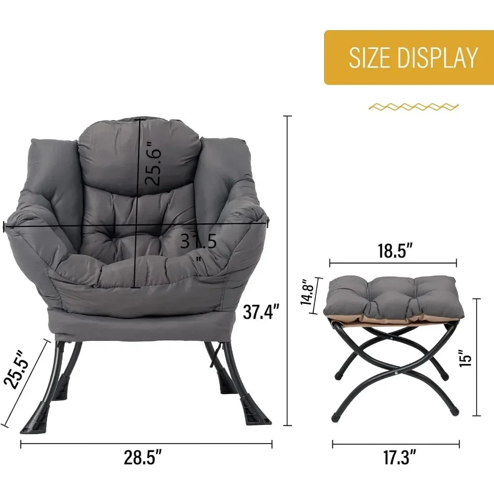 Lounge Accent Chair with Armrests