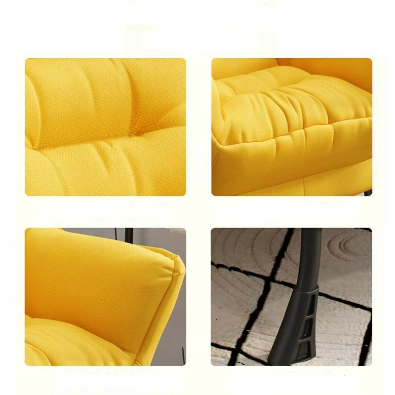 Modern Comfort Armchair with Footrest