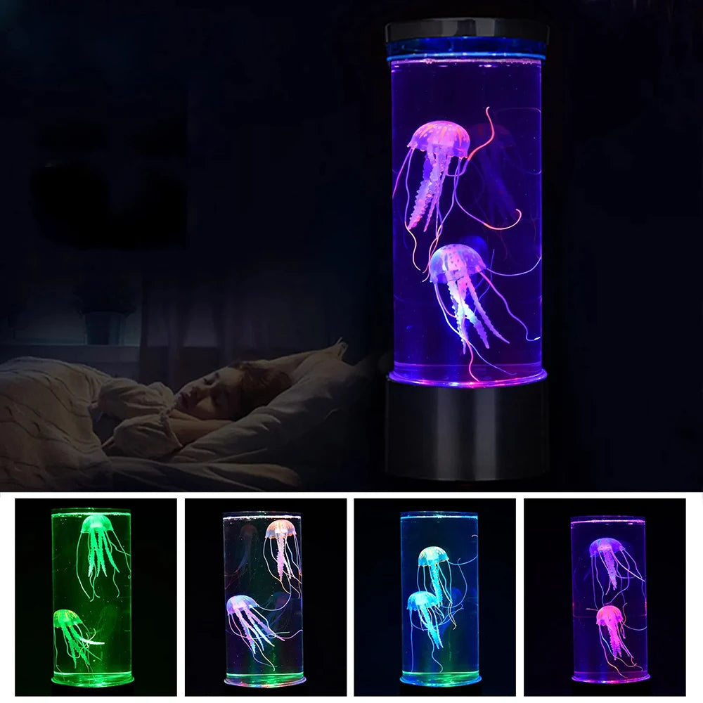 Color Changing Jellyfish LED Lamp