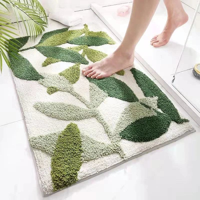 GreenLeaf Ultra-Absorbent Non-Slip Bath Mat