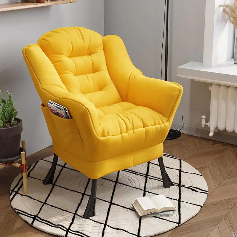 Modern Comfort Armchair with Footrest