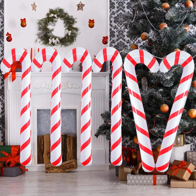 Candy Cane Delight Inflatable Christmas Ornaments