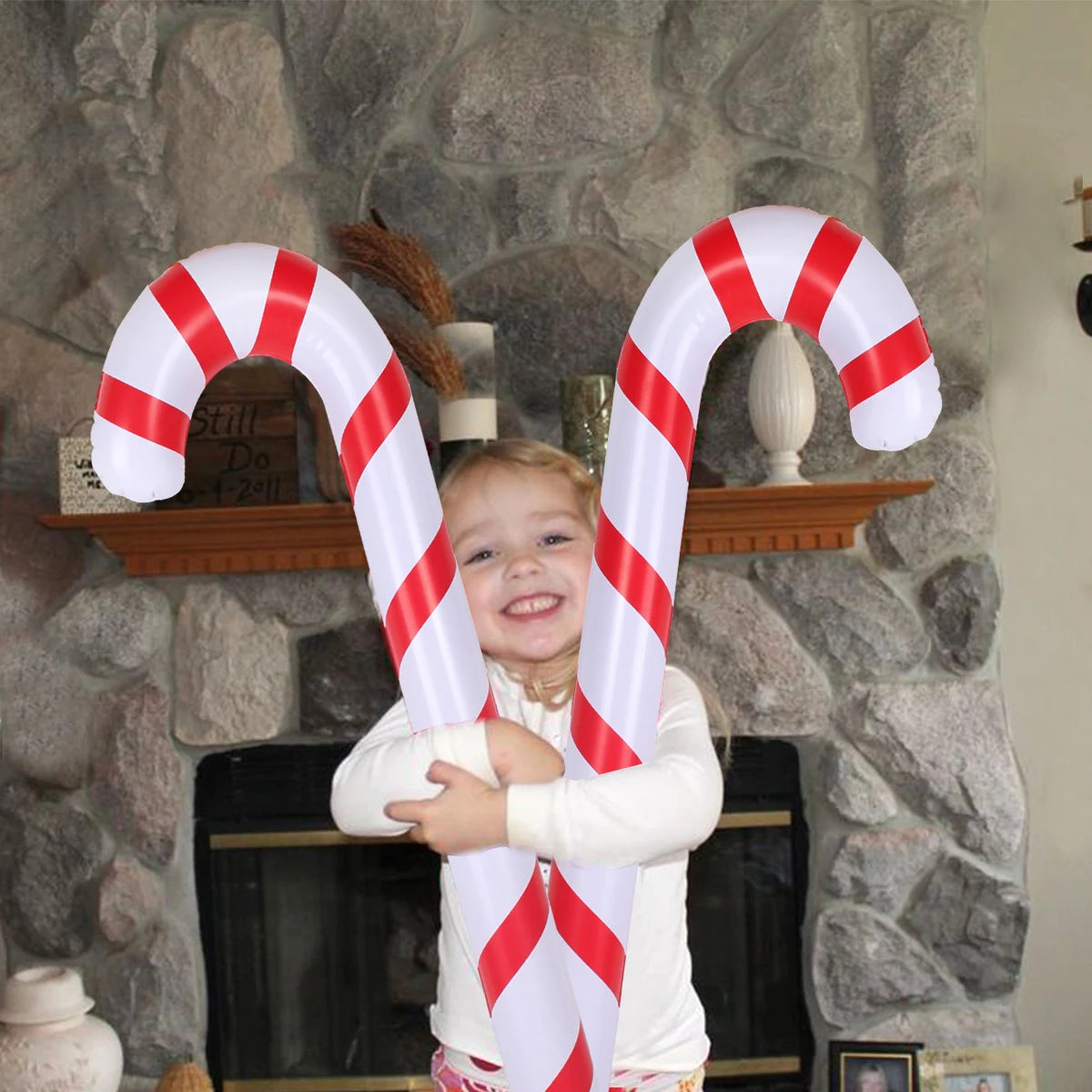 Candy Cane Delight Inflatable Christmas Ornaments