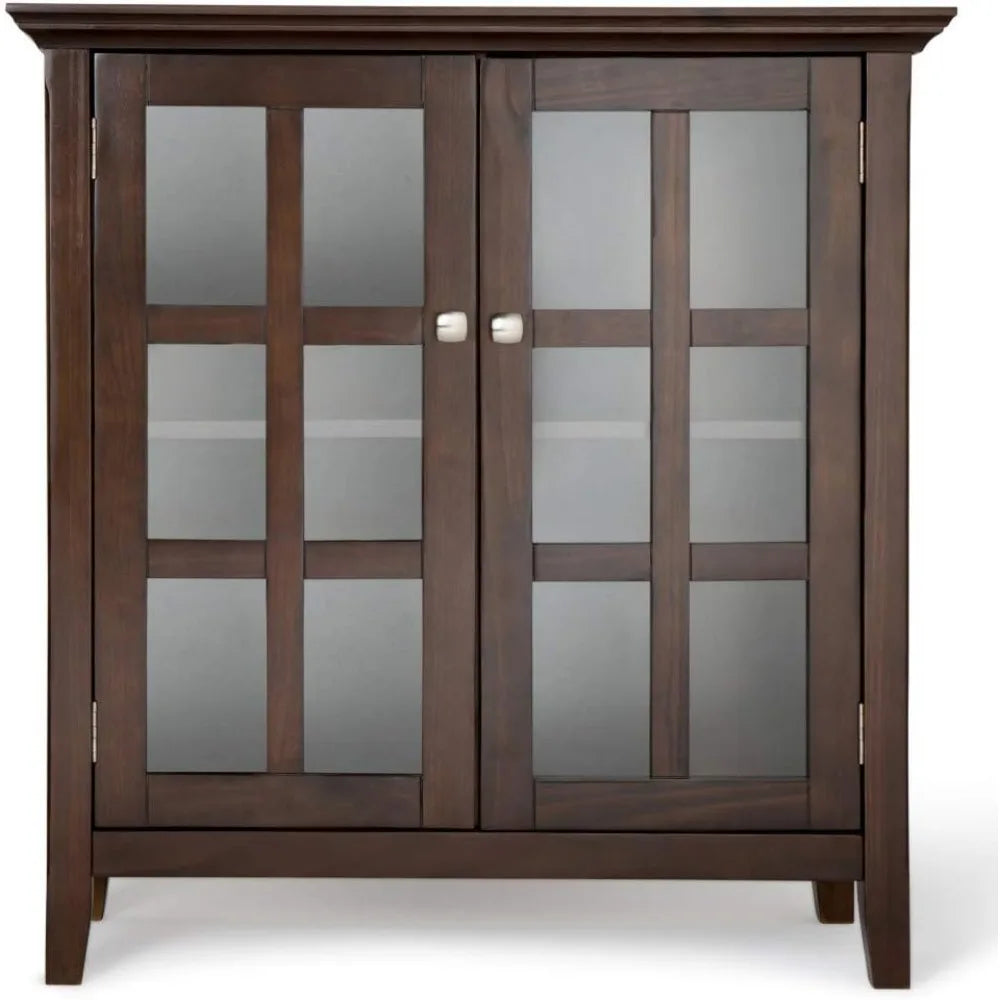 Brunette Brown Acadian Storage Cabinet