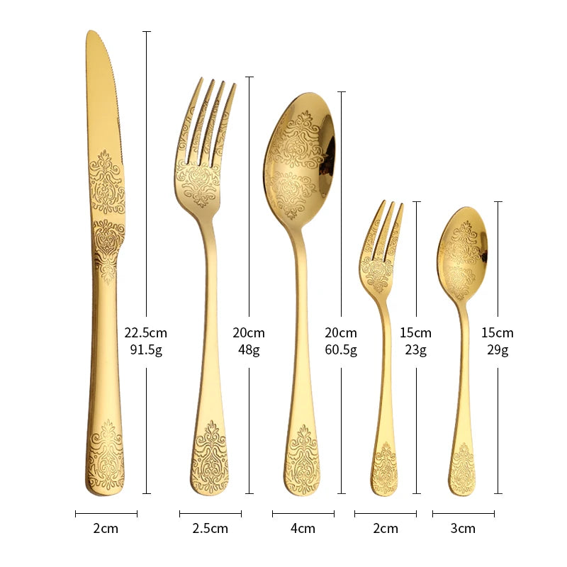 Stylish Cutlery with Engraving