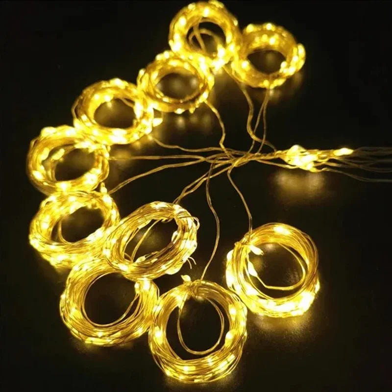 Magical 3M LED Curtain Fairy Lights - 8 Modes with Remote Control