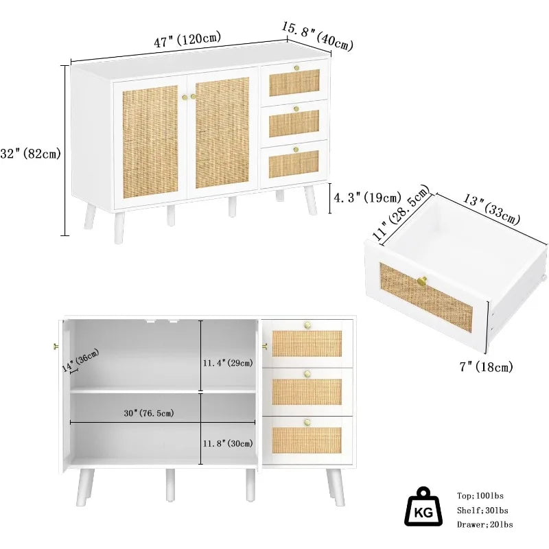 Modern Boho Sideboard