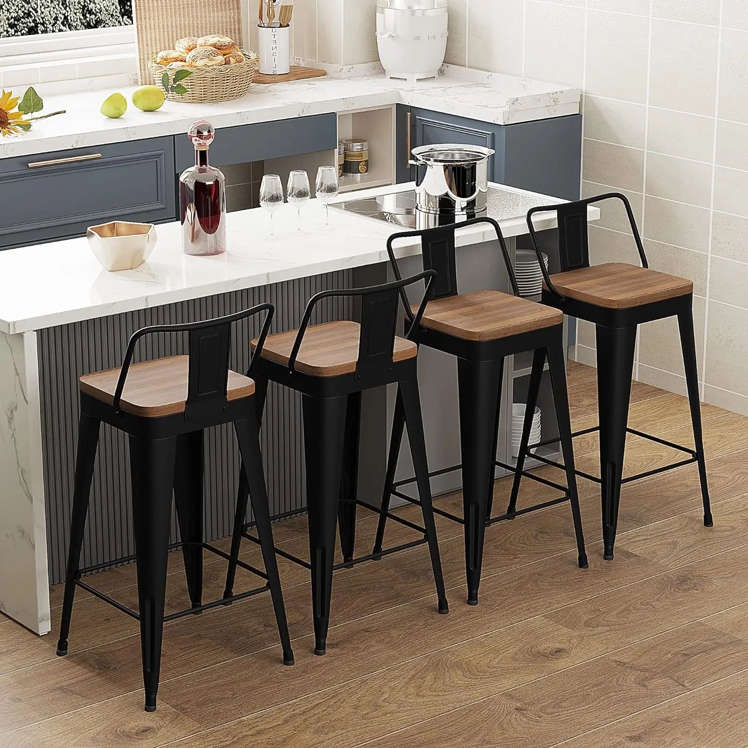 Practical Metal Bar Stools